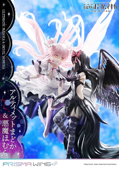 Puella Magi Madoka Magica The Movie Rebellion Prisma Wing PVC Statue 1/7 Ultimate Madoka & Devil Homura 43cm