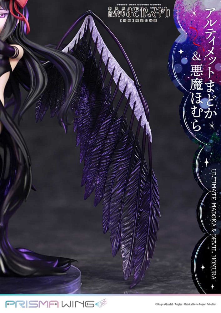 Puella Magi Madoka Magica The Movie Rebellion Prisma Wing PVC Statue 1/7 Ultimate Madoka & Devil Homura 43cm
