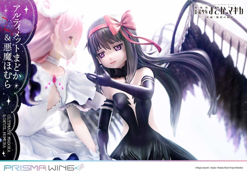Puella Magi Madoka Magica The Movie Rebellion Prisma Wing PVC Statue 1/7 Ultimate Madoka & Devil Homura 43cm