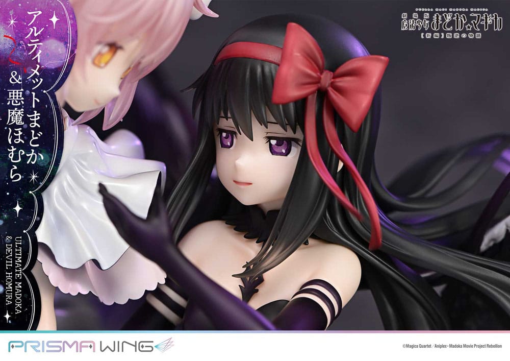 Puella Magi Madoka Magica The Movie Rebellion Prisma Wing PVC Statue 1/7 Ultimate Madoka & Devil Homura 43cm