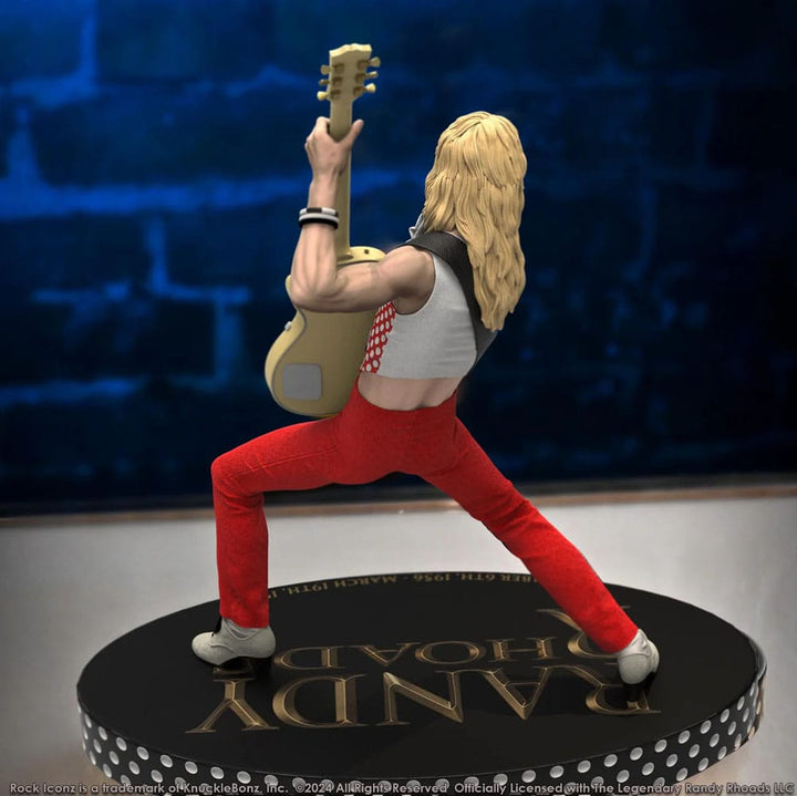 Randy Rhoads IV Rock Iconz Statue The Early Years Red Version 24cm