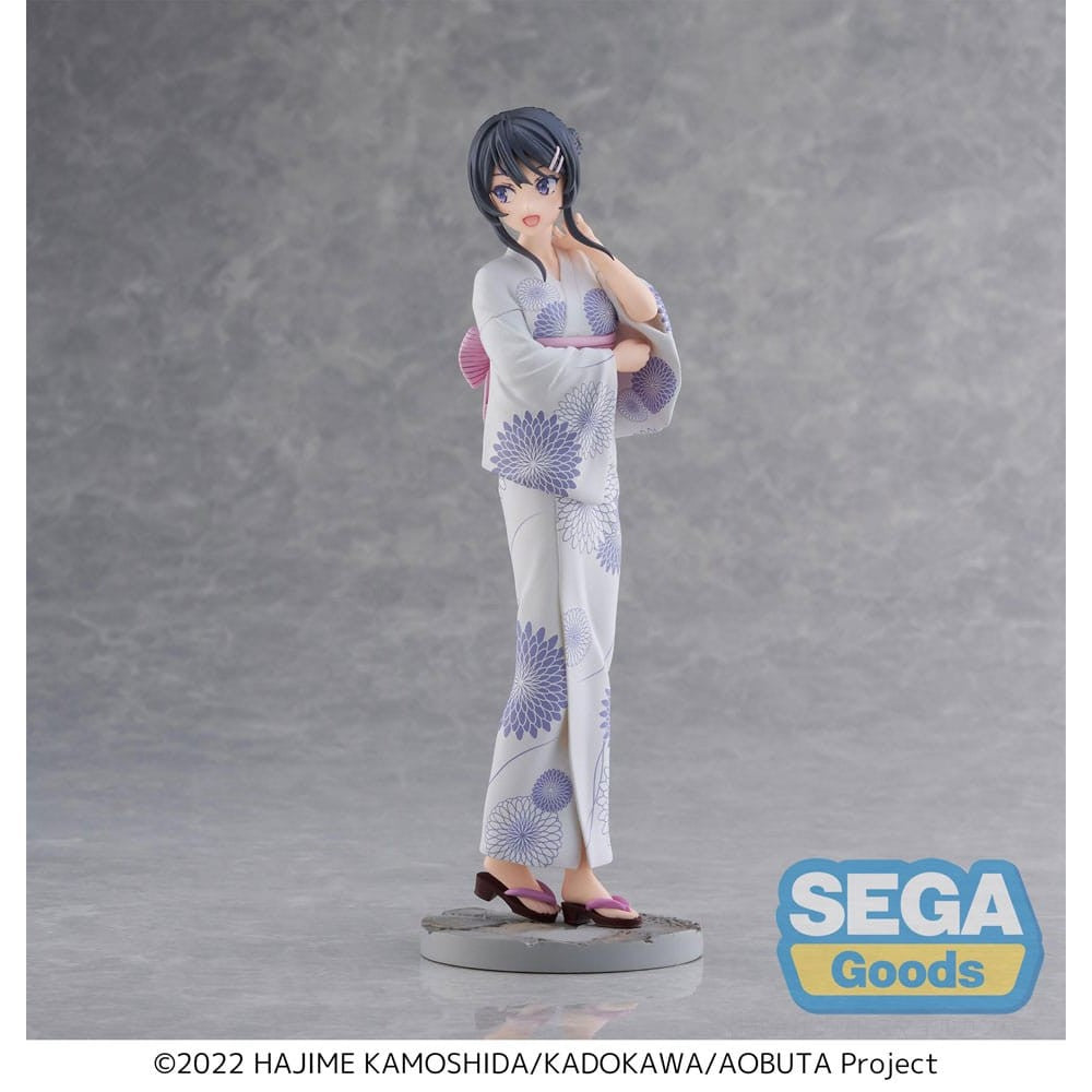 Rascal Does Not Dream of Bunny Girl Senpai Luminasta PVC Statue Mai Sakurajima Yukata 22cm - Scale Statue - Sega - Hobby Figures UK