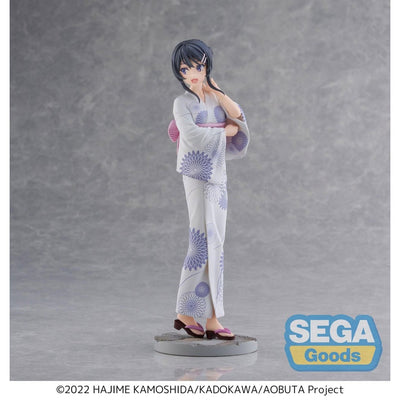 Rascal Does Not Dream of Bunny Girl Senpai Luminasta PVC Statue Mai Sakurajima Yukata 22cm - Scale Statue - Sega - Hobby Figures UK