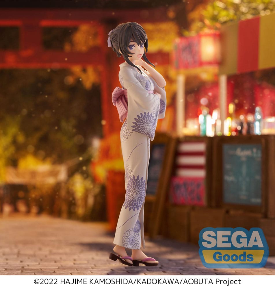 Rascal Does Not Dream of Bunny Girl Senpai Luminasta PVC Statue Mai Sakurajima Yukata 22cm - Scale Statue - Sega - Hobby Figures UK