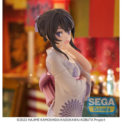 Rascal Does Not Dream of Bunny Girl Senpai Luminasta PVC Statue Mai Sakurajima Yukata 22cm - Scale Statue - Sega - Hobby Figures UK