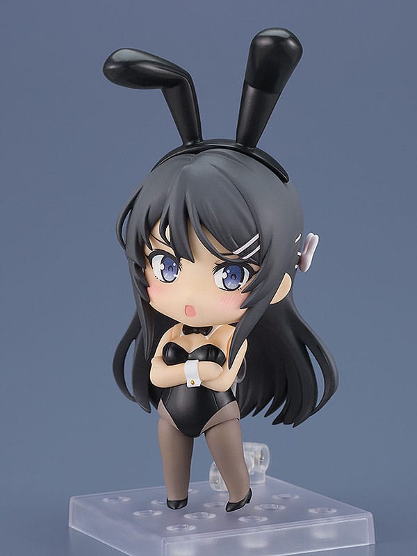 Rascal Does Not Dream of Bunny Girl Senpai Nendoroid Action Figure Mai Sakurajima: Bunny Girl Ver. 10cm - Mini Figures - Good Smile Company - Hobby Figures UK