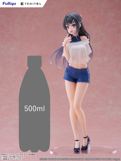 Rascal Does Not Dream of Bunny Girl Senpai Tenitol PVC Statue Mai Sakurajima 29cm - Scale Statue - Furyu - Hobby Figures UK