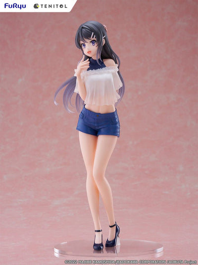 Rascal Does Not Dream of Bunny Girl Senpai Tenitol PVC Statue Mai Sakurajima 29cm - Scale Statue - Furyu - Hobby Figures UK