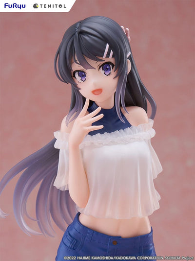 Rascal Does Not Dream of Bunny Girl Senpai Tenitol PVC Statue Mai Sakurajima 29cm - Scale Statue - Furyu - Hobby Figures UK