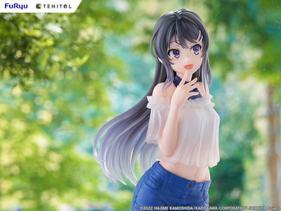 Rascal Does Not Dream of Bunny Girl Senpai Tenitol PVC Statue Mai Sakurajima 29cm - Scale Statue - Furyu - Hobby Figures UK