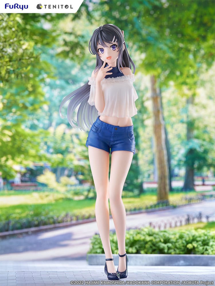 Rascal Does Not Dream of Bunny Girl Senpai Tenitol PVC Statue Mai Sakurajima 29cm - Scale Statue - Furyu - Hobby Figures UK