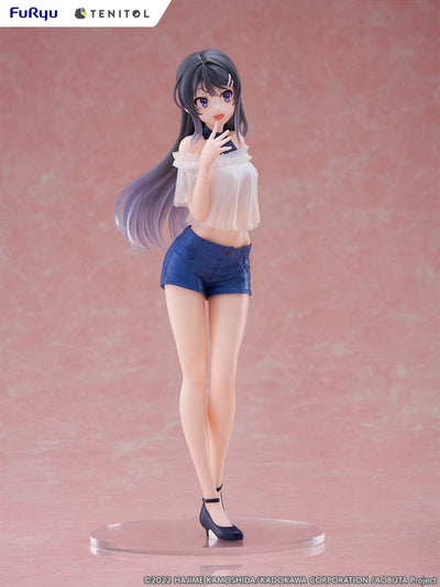 Rascal Does Not Dream of Bunny Girl Senpai Tenitol PVC Statue Mai Sakurajima 29cm - Scale Statue - Furyu - Hobby Figures UK