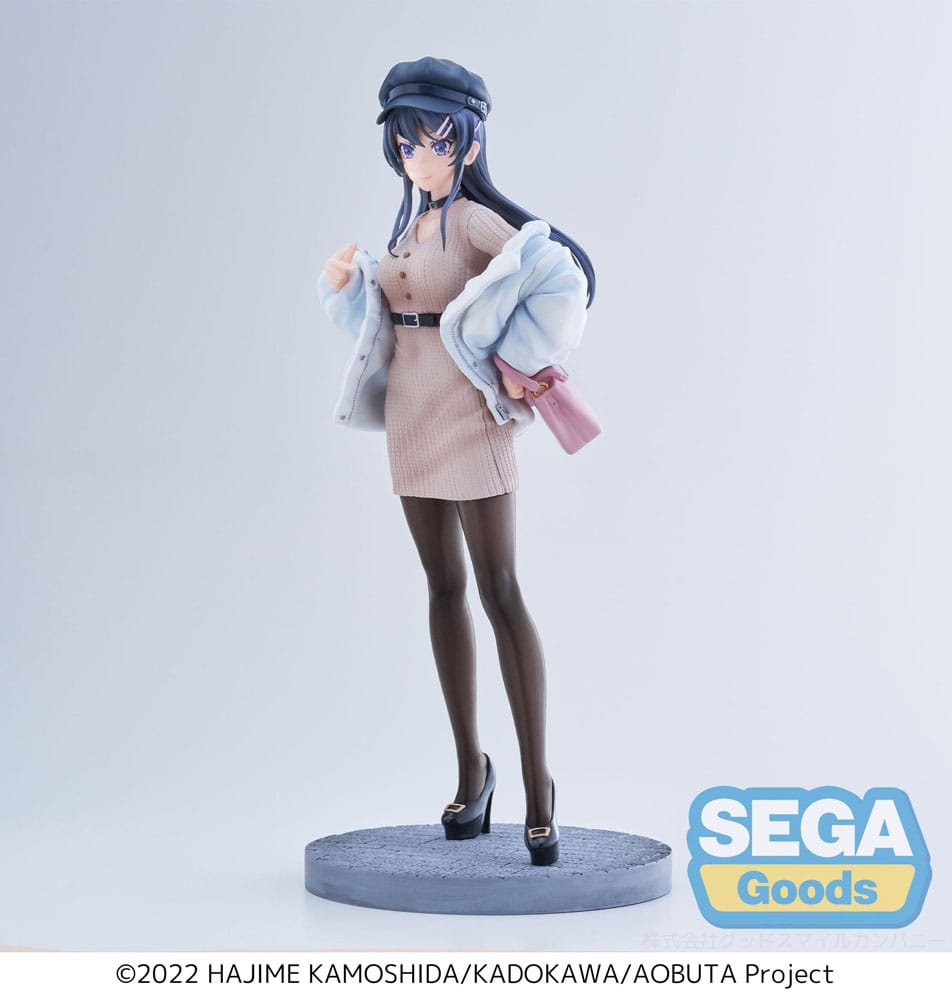 Rascal Does Not Dream of a Bunny Girl Senpai Luminasta PVC Statue Mai Sakurajima Casual Clothes Ver. 21cm - Scale Statue - Sega - Hobby Figures UK