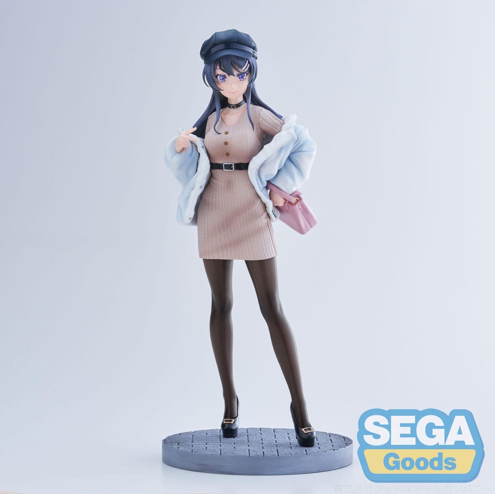 Rascal Does Not Dream of a Bunny Girl Senpai Luminasta PVC Statue Mai Sakurajima Casual Clothes Ver. 21cm - Scale Statue - Sega - Hobby Figures UK