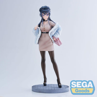 Rascal Does Not Dream of a Bunny Girl Senpai Luminasta PVC Statue Mai Sakurajima Casual Clothes Ver. 21cm - Scale Statue - Sega - Hobby Figures UK
