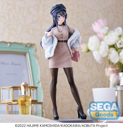 Rascal Does Not Dream of a Bunny Girl Senpai Luminasta PVC Statue Mai Sakurajima Casual Clothes Ver. 21cm - Scale Statue - Sega - Hobby Figures UK