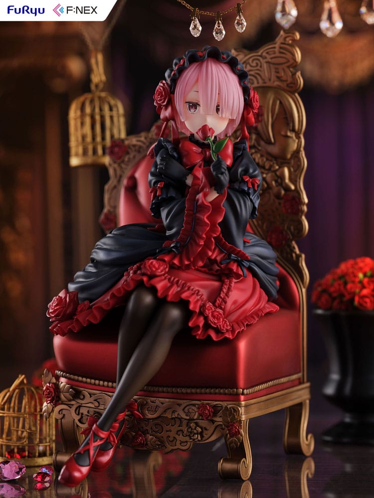 Re:ZERO -Starting Life in Another World F:NEX PVC Statue 1/7 Ram Gothic Ver. 20cm - Scale Statue - Furyu - Hobby Figures UK