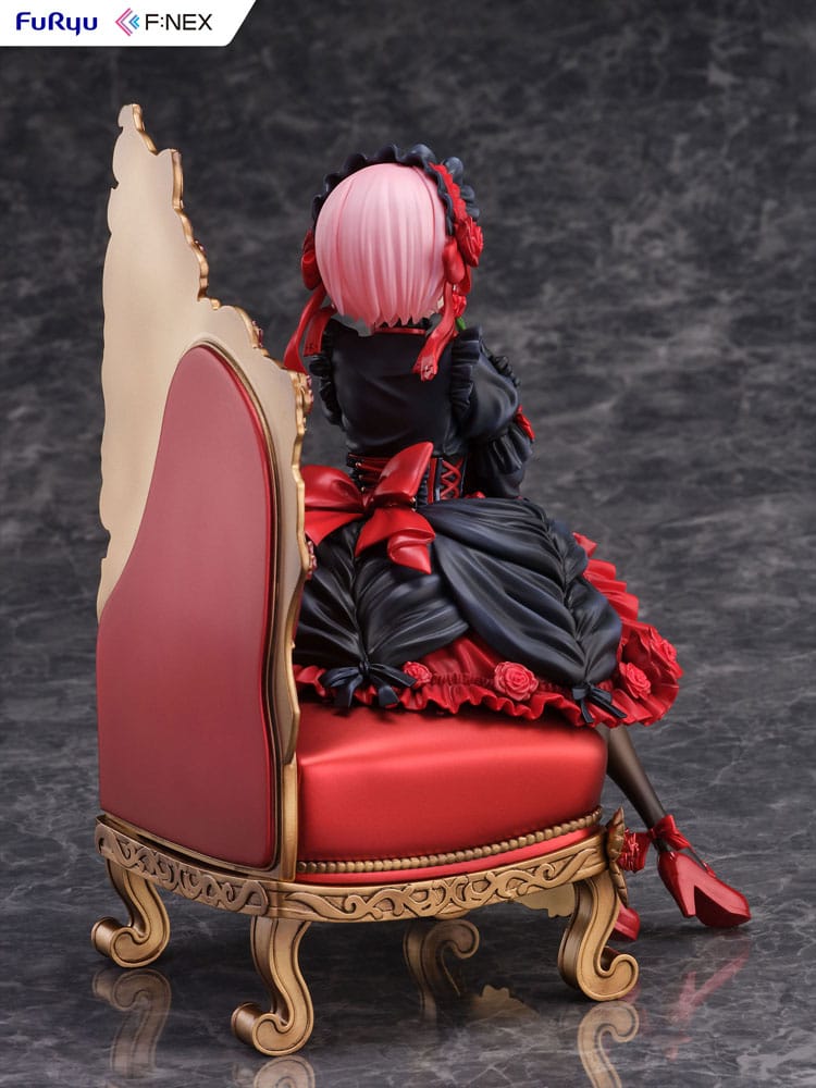 Re:ZERO -Starting Life in Another World F:NEX PVC Statue 1/7 Ram Gothic Ver. 20cm - Scale Statue - Furyu - Hobby Figures UK
