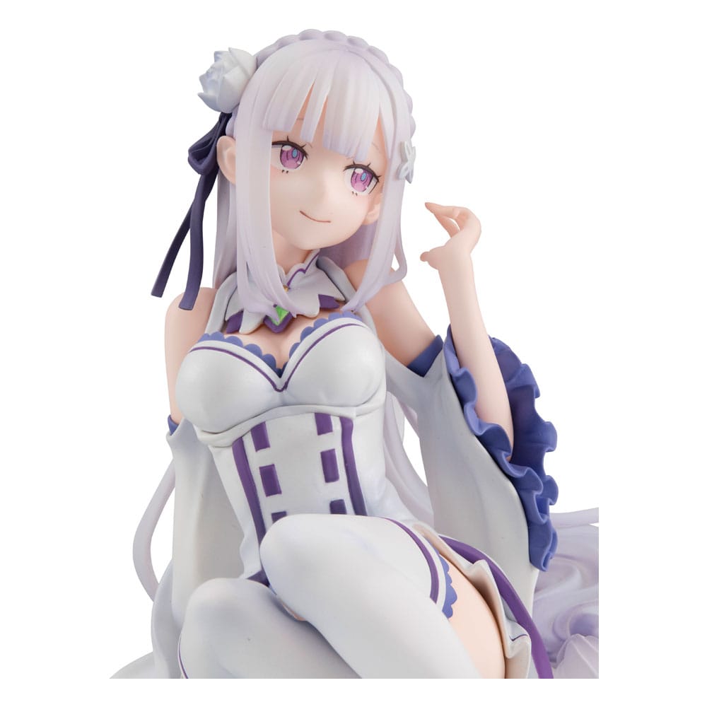 Re:ZERO Starting Life in Another World Melty Princess PVC Statue Emilia Palm Size 9cm - Scale Statue - Megahouse - Hobby Figures UK