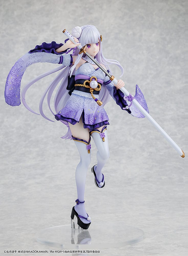 Re:ZERO -Starting Life in Another World- PVC Statue 1/7 Emilia Combat Outfit ver. 24cm - Scale Statue - Kadokawa - Hobby Figures UK