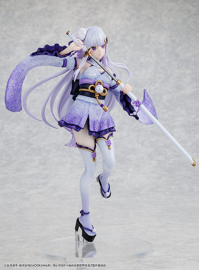 Re:ZERO -Starting Life in Another World- PVC Statue 1/7 Emilia Combat Outfit ver. 24cm - Scale Statue - Kadokawa - Hobby Figures UK
