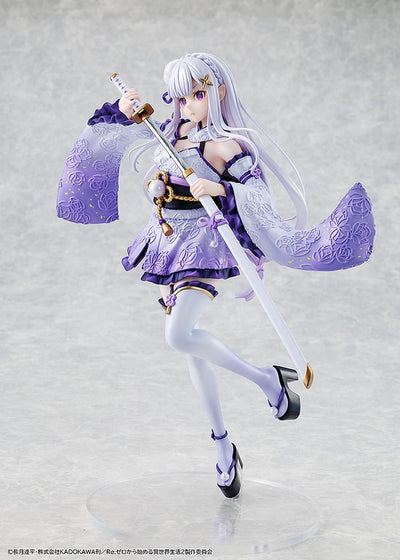 Re:ZERO -Starting Life in Another World- PVC Statue 1/7 Emilia Combat Outfit ver. 24cm - Scale Statue - Kadokawa - Hobby Figures UK