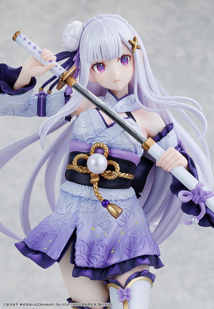 Re:ZERO -Starting Life in Another World- PVC Statue 1/7 Emilia Combat Outfit ver. 24cm - Scale Statue - Kadokawa - Hobby Figures UK