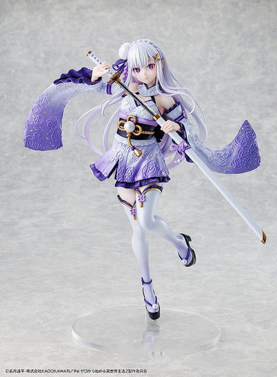 Re:ZERO -Starting Life in Another World- PVC Statue 1/7 Emilia Combat Outfit ver. 24cm - Scale Statue - Kadokawa - Hobby Figures UK