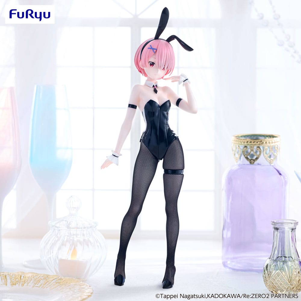 Re:Zero BiCute Bunnies PVC Statue Ram Bicolor Ver. 30cm - Scale Statue - Furyu - Hobby Figures UK