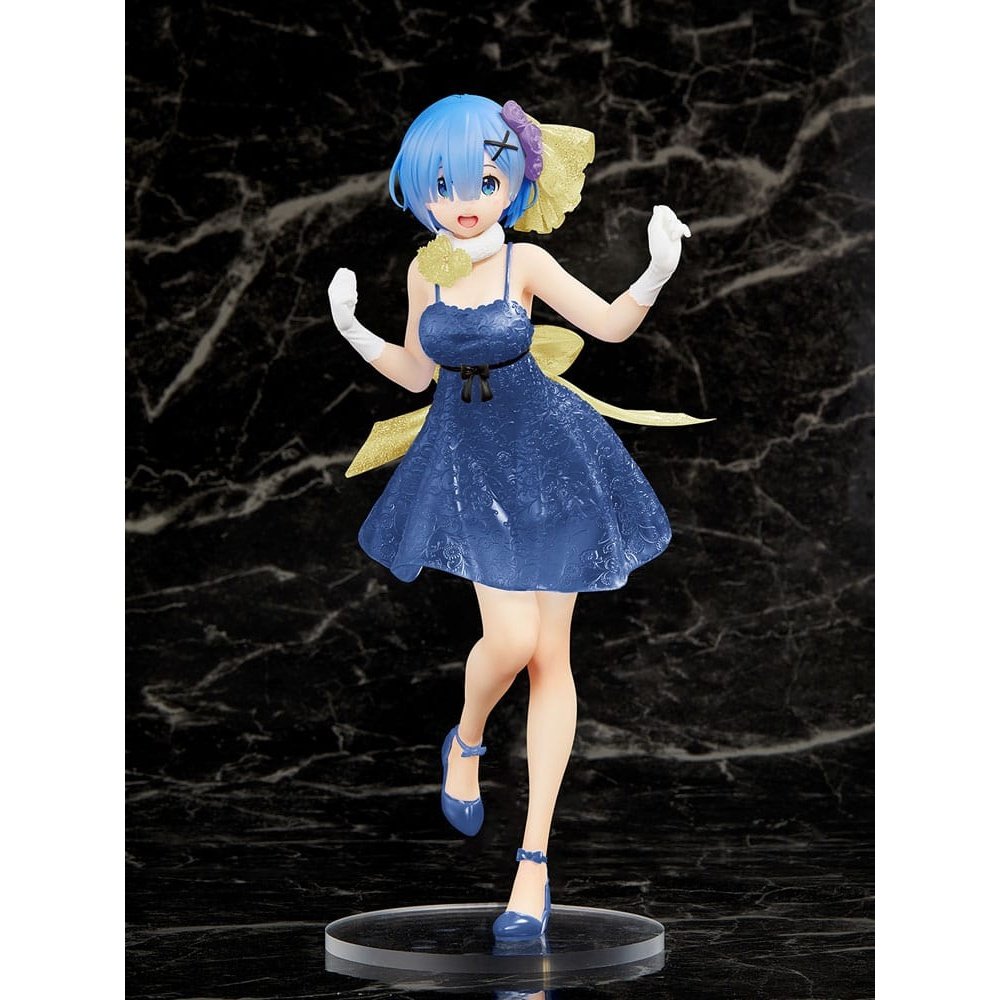 Re:Zero Precious PVC Statue Rem Clear Dress Ver. Renewal Edition 23cm ...