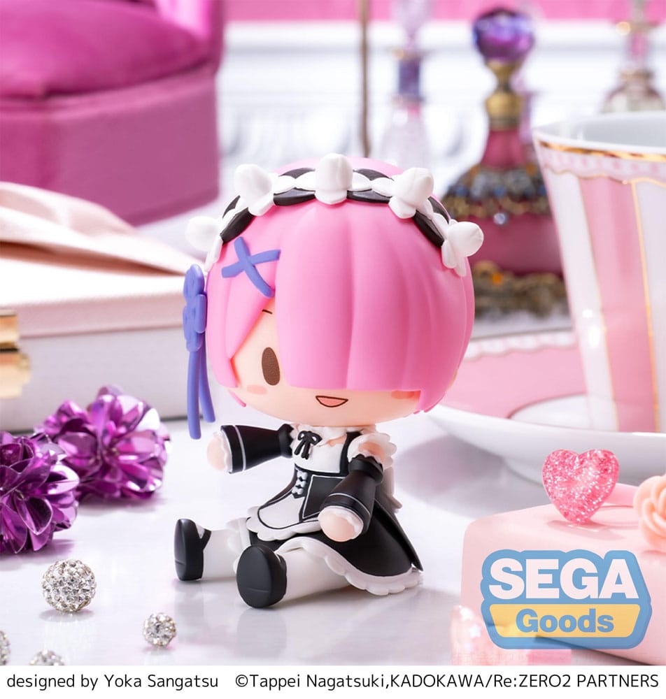Re:Zero Starting Life in Another World Fuwa Petit Chibi Figure Ram 8cm - Mini Figures - Sega - Hobby Figures UK