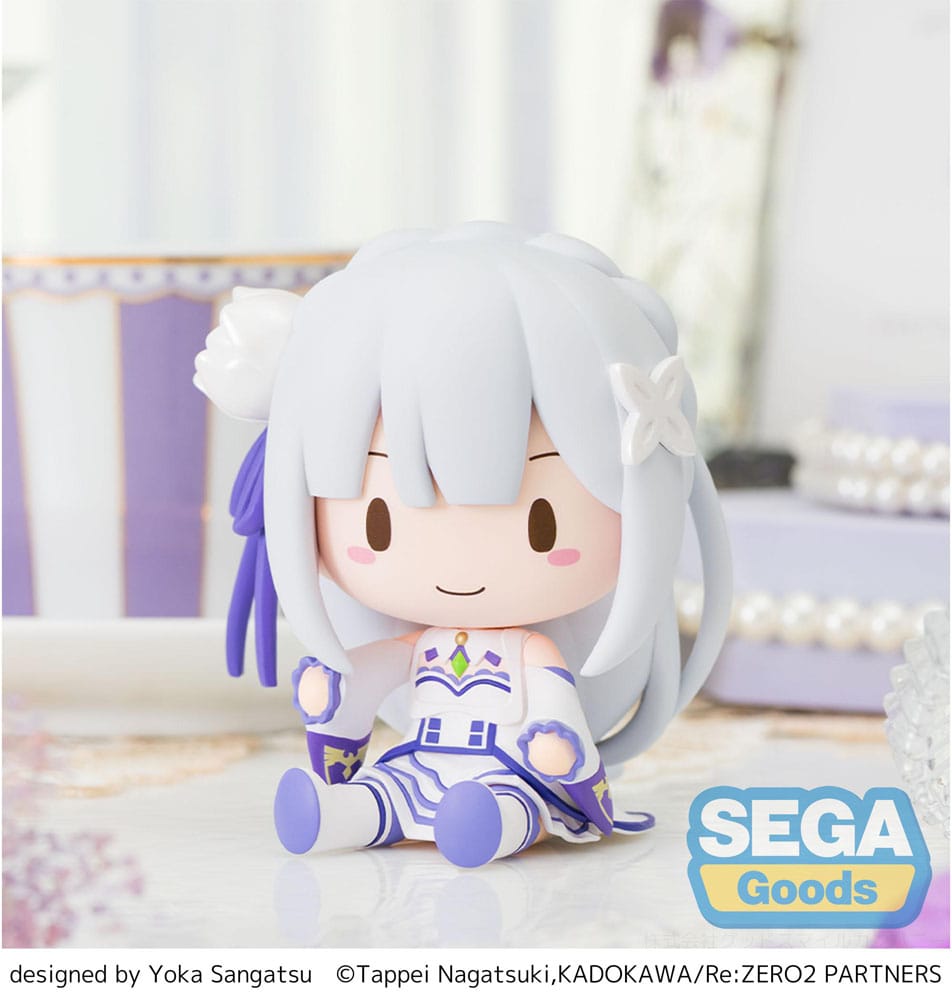 Re:Zero Starting Life in Another World Fuwa Petit Chibi Figure Emilia 8cm - Mini Figures - Sega - Hobby Figures UK