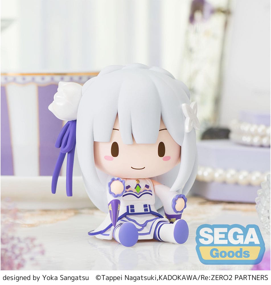 Re:Zero Starting Life in Another World Fuwa Petit Chibi Figure Emilia 8cm - Mini Figures - Sega - Hobby Figures UK