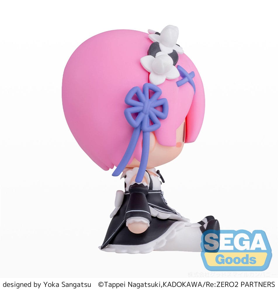 Re:Zero Starting Life in Another World Fuwa Petit Chibi Figure Ram 8cm - Mini Figures - Sega - Hobby Figures UK