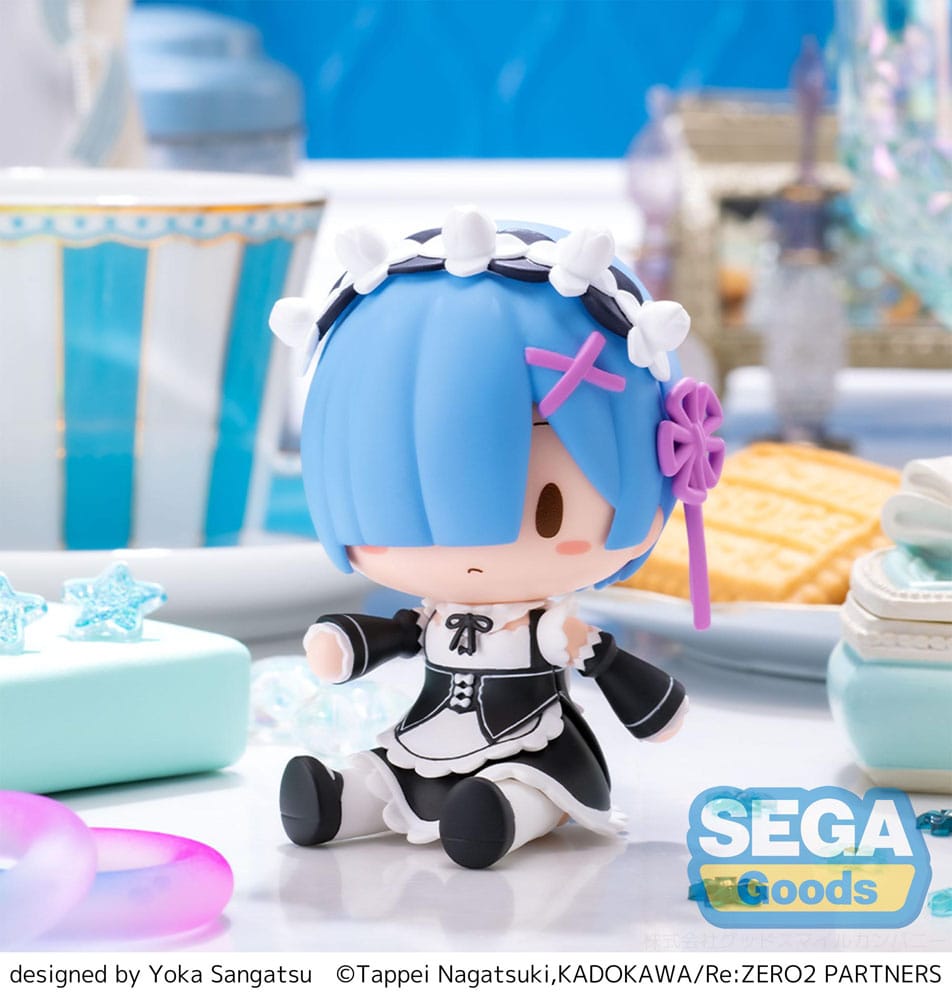 Re:Zero Starting Life in Another World Fuwa Petit Chibi Figure Rem 8cm - Mini Figures - Sega - Hobby Figures UK
