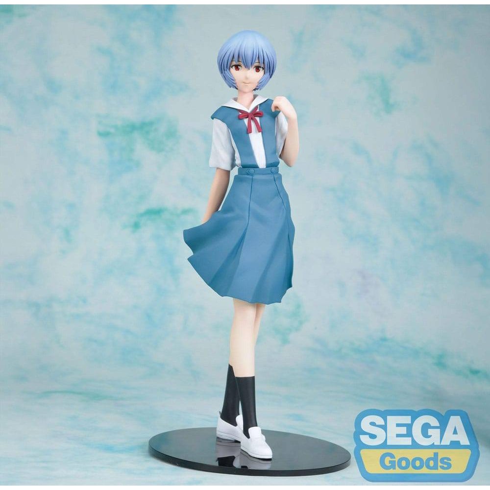 Rebuild of Evangelion High Premium PVC Statue Rei Uniform Ver. Evangelion: New Theatrical Edition 20cm - Scale Statue - Sega - Hobby Figures UK