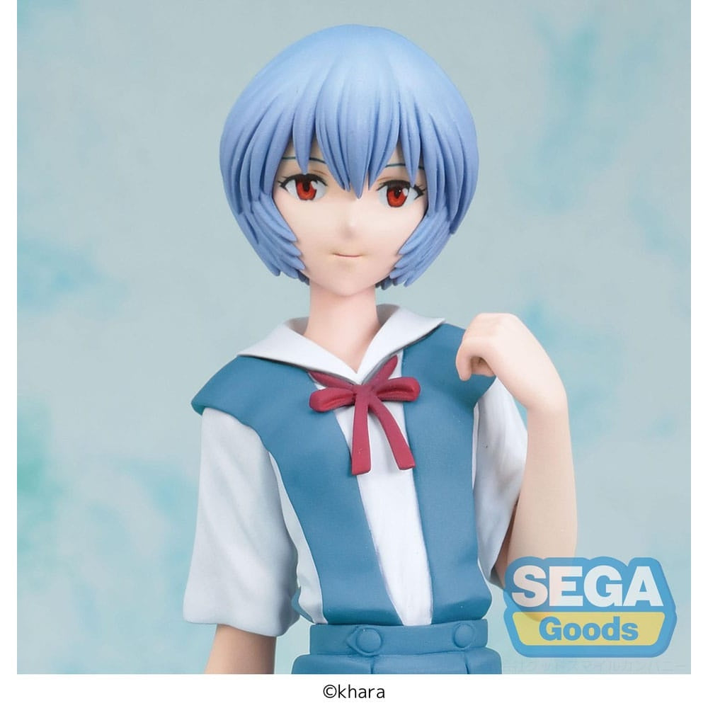 Rebuild of Evangelion High Premium PVC Statue Rei Uniform Ver. Evangelion: New Theatrical Edition 20cm - Scale Statue - Sega - Hobby Figures UK