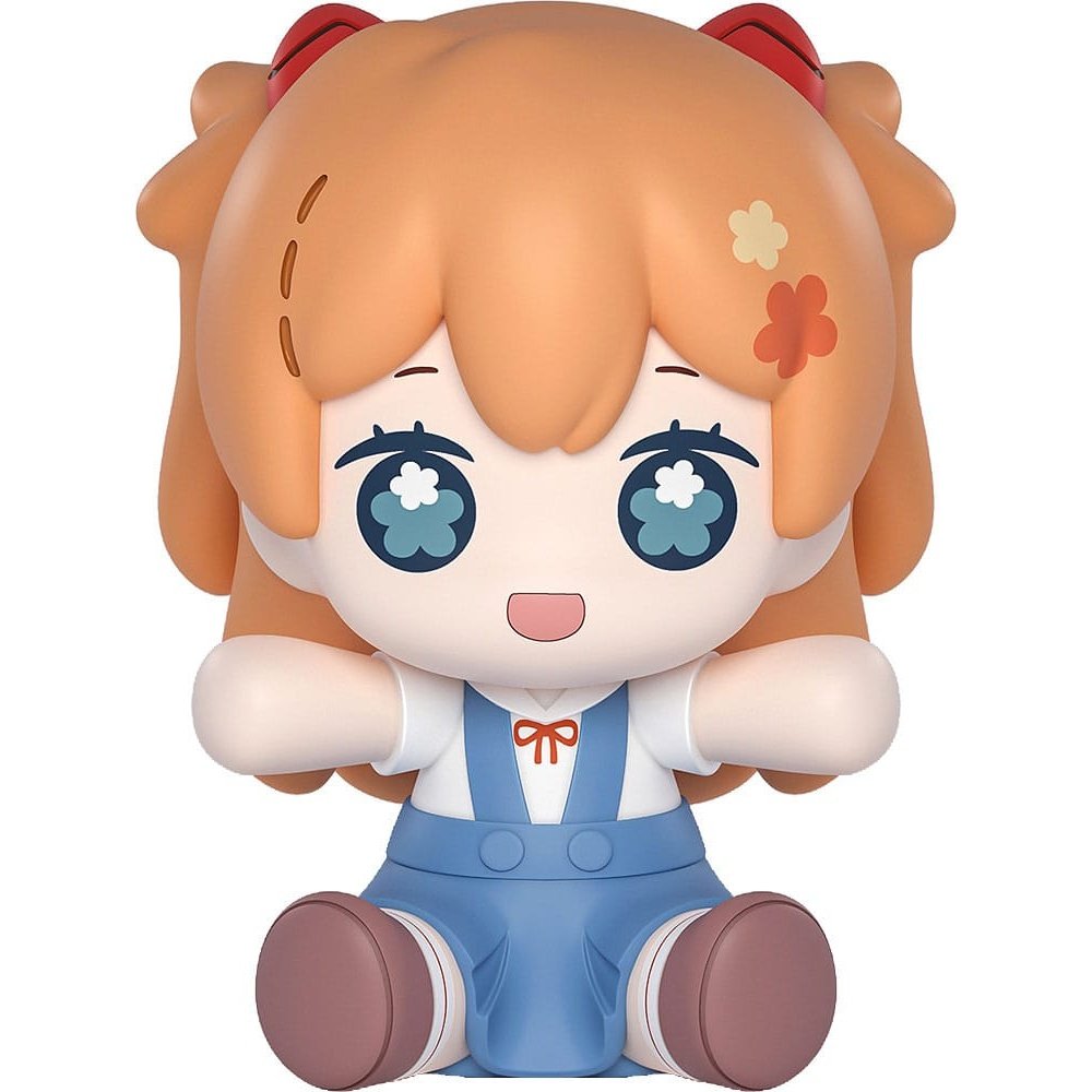 Rebuild of Evangelion Huggy Good Smile Chibi Figure Asuka Shikinami Langley: School Uniform Ver. 6cm - Mini Figures - Good Smile Company - Hobby Figures UK