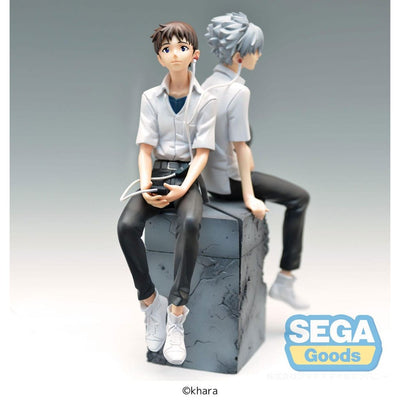 Rebuild of Evangelion Luminasta PVC Statue Shinji & Kaworu Evangelion: New Theatrical Edition Shinji Ver. 17cm - Scale Statue - Sega - Hobby Figures UK
