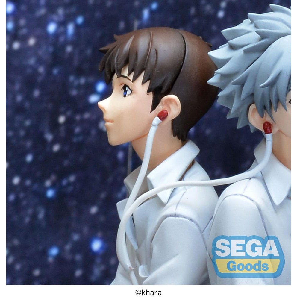 Rebuild of Evangelion Luminasta PVC Statue Shinji & Kaworu Evangelion: New Theatrical Edition Shinji Ver. 17cm - Scale Statue - Sega - Hobby Figures UK
