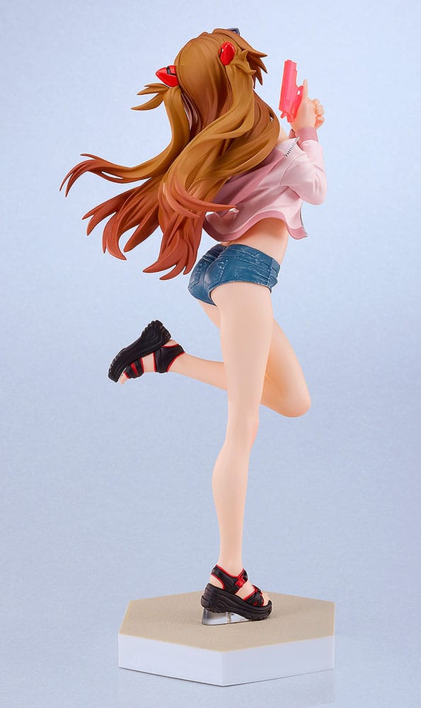 Rebuild of Evangelion Pop Up Parade L PVC Statue Beach Queens: Asuka Shikinami Langley 22cm - Scale Statue - Good Smile Company - Hobby Figures UK