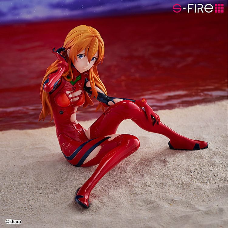 Rebuild of Evangelion S-Fire PVC Statue 1/7 Asuka Langley 12cm - Scale Statue - Sega - Hobby Figures UK