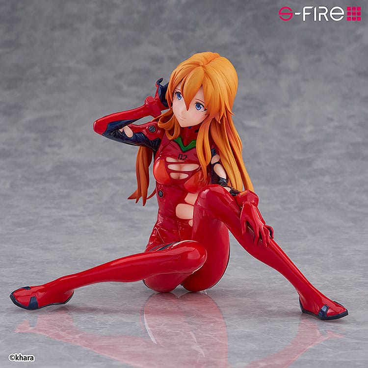 Rebuild of Evangelion S-Fire PVC Statue 1/7 Asuka Langley 12cm - Scale Statue - Sega - Hobby Figures UK