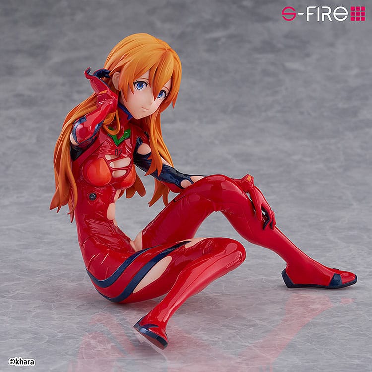 Rebuild of Evangelion S-Fire PVC Statue 1/7 Asuka Langley 12cm - Scale Statue - Sega - Hobby Figures UK