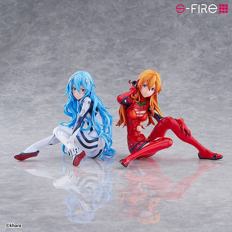 Rebuild of Evangelion S-Fire PVC Statue 1/7 Asuka Langley 12cm - Scale Statue - Sega - Hobby Figures UK