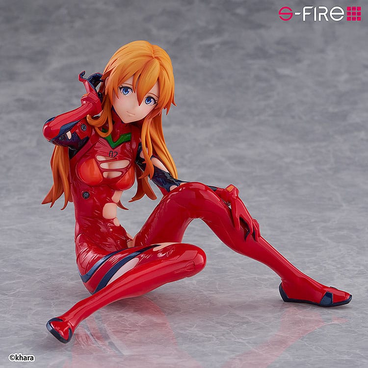 Rebuild of Evangelion S-Fire PVC Statue 1/7 Asuka Langley 12cm - Scale Statue - Sega - Hobby Figures UK