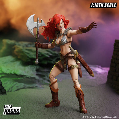 Red Sonja Hero H.A.C.K.S. Action Figure Red Sonja - Action Figures - Boss Fight Studio - Hobby Figures UK