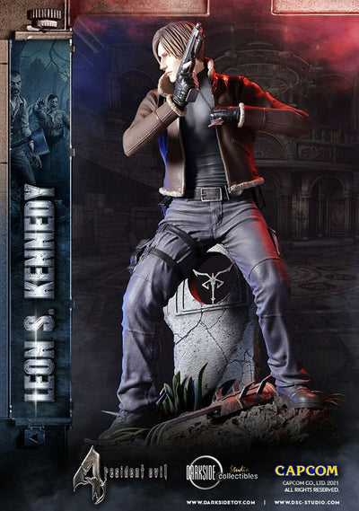 Resident Evil Premium Statue Leon Kennedy 50cm - Scale Statue - Darkside Collectibles Studio - Hobby Figures UK