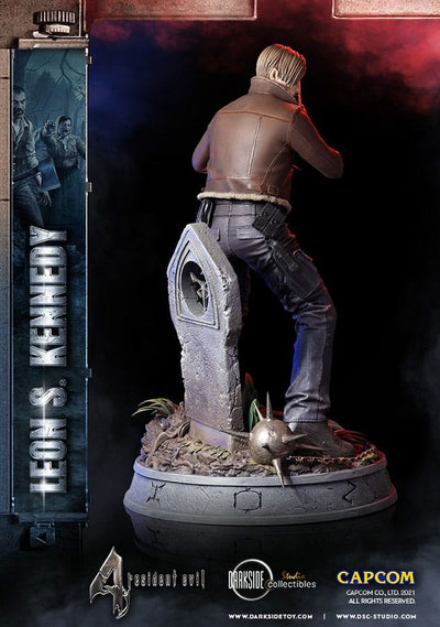 Resident Evil Premium Statue Leon Kennedy 50cm - Scale Statue - Darkside Collectibles Studio - Hobby Figures UK