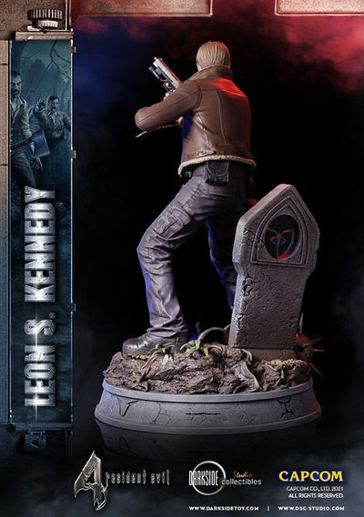 Resident Evil Premium Statue Leon Kennedy 50cm - Scale Statue - Darkside Collectibles Studio - Hobby Figures UK
